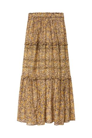 Gonna con volant volomia in voile di cotone biologico MARANT ÉTOILE | JU0488FAD1J14E67KI